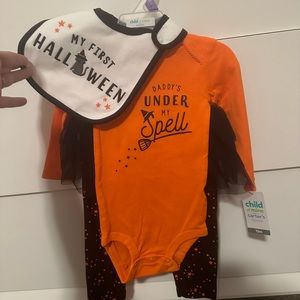12m girl’s Halloween 3 piece outfit